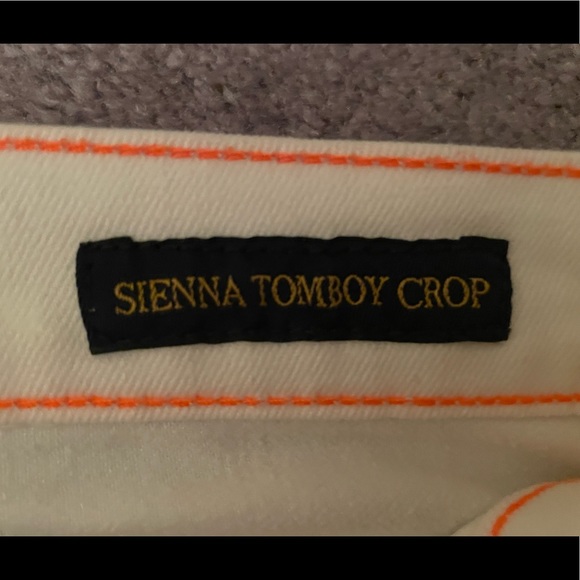 Lucky Brand White Sienna Tomboy Crop Jeans - Picture 3 of 4